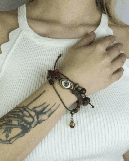 Pulsera Cuero Protección