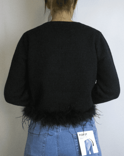 Jersey Plumas - Negro - Image 2